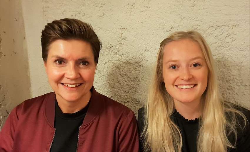 Heidi Sørlie-Rogne (t.v.) og Live Kroknes Berg er begge jurister i rettighetssenteret drevet av Funksjonshemmedes Fellesorganisasjon (FFO)