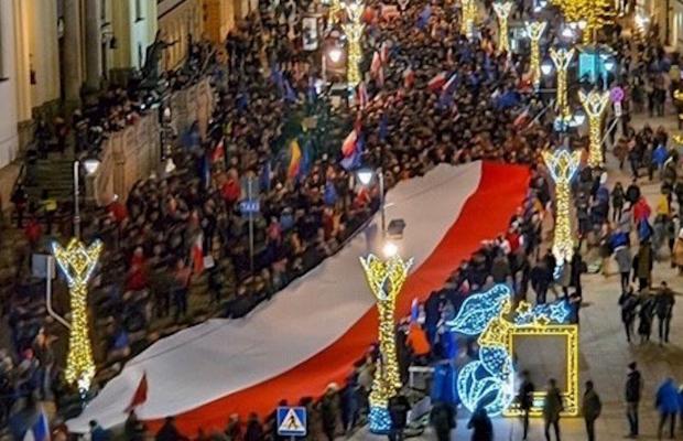 Polen - de tusen kappers marsj (Foto: privat)